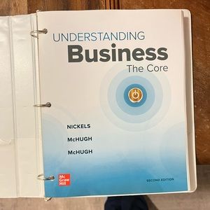 UNDERSTANDING Business The Core college textbook